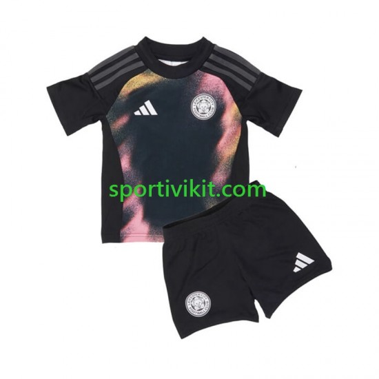Completo da calcio Bambini Leicester City Maglia Seconda 2024-2025 Manica Corta Completo da calcio Bambini Leicester City Maglia Seconda 2024-2025 Manica Corta