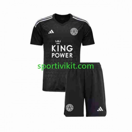 Completo da calcio Bambini Leicester City Portiere Maglia Terza 2023-2024 Manica Corta Completo da calcio Bambini Leicester City Portiere Maglia Terza 2023-2024 Manica Corta