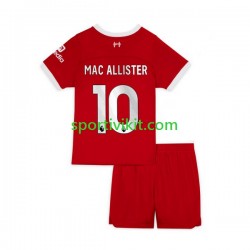 Completo da calcio Bambini Liverpool Alexis Mac Allister 10 Maglia Prima 2023-2024 Manica Corta