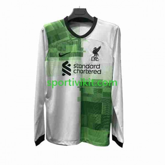 Liverpool Uomo Maglia Seconda 2023-2024 Manica Lunga Liverpool Uomo Maglia Seconda 2023-2024 Manica Lunga