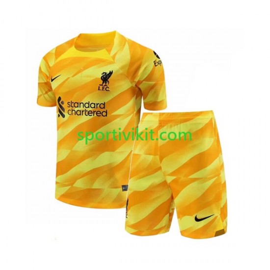 Completo da calcio Bambini Liverpool Maglia Terza 2023-2024 Manica Corta Completo da calcio Bambini Liverpool Maglia Terza 2023-2024 Manica Corta