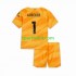 Completo da calcio Bambini Liverpool Portiere A Becker 1 Maglia Terza 2023-2024 Manica Corta