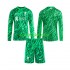Completo da calcio Bambini Liverpool Portiere Maglia Seconda 2024-2025 Manica Lunga