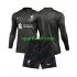 Completo da calcio Bambini Liverpool Portiere Maglia Prima 2024-2025 Manica Lunga