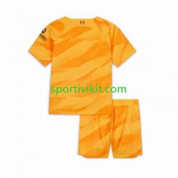 Completo da calcio Bambini Liverpool Portiere Maglia Terza 2023-2024 Manica Corta