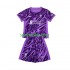 Completo da calcio Bambini Liverpool Portiere Maglia Terza 2024-2025 Manica Corta
