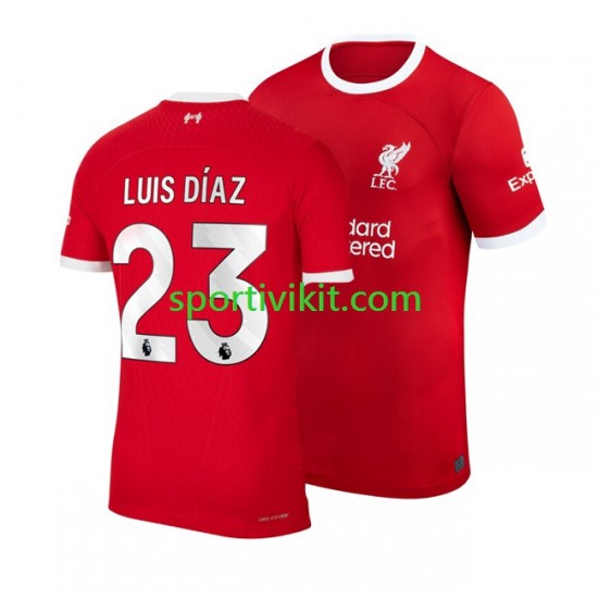 Liverpool Luis Diaz 23 Uomo Maglia Prima 2023-2024 Manica Corta Liverpool Luis Diaz 23 Uomo Maglia Prima 2023-2024 Manica Corta