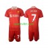 Completo da calcio Bambini Liverpool Luis Diaz 7 Maglia Prima 2024-2025 Manica Corta