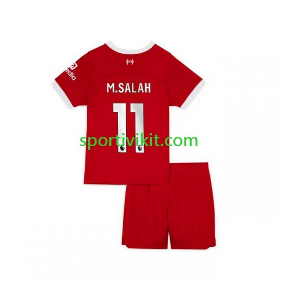 Completo da calcio Bambini Liverpool M.Salah 11 Maglia Prima 2023-2024 Manica Corta Completo da calcio Bambini Liverpool M.Salah 11 Maglia Prima 2023-2024 Manica Corta