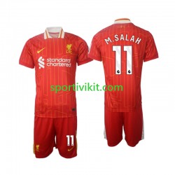 Completo da calcio Bambini Liverpool M.Salah 11 Maglia Prima 2024-2025 Manica Corta
