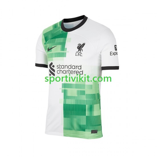 Completo da calcio Bambini Liverpool Virgil van Dijk 4 Maglia Seconda 2023-2024 Manica Corta