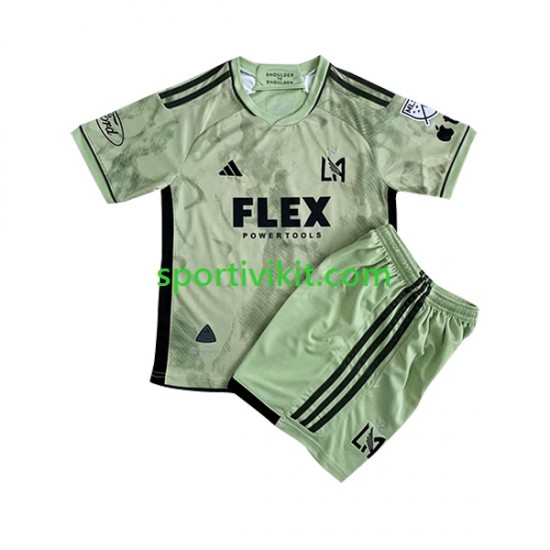 Completo da calcio Bambini Los Angeles FC 2023 Maglia Seconda Manica Corta