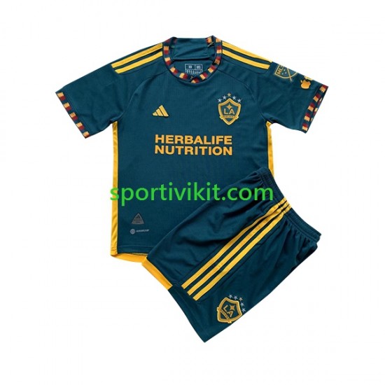Completo da calcio Bambini Los Angeles Galaxy Maglia Seconda 2023-2024 Manica Corta Completo da calcio Bambini Los Angeles Galaxy Maglia Seconda 2023-2024 Manica Corta