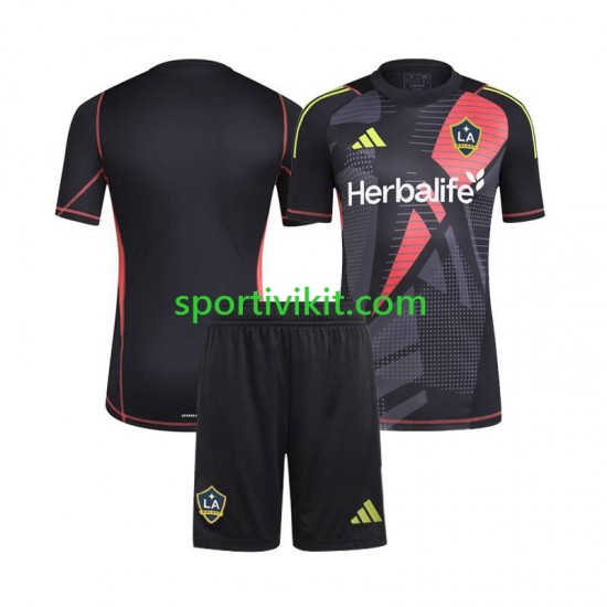 Completo da calcio Bambini Los Angeles Galaxy Portiere Nero Maglia Prima 2024 Manica Corta Completo da calcio Bambini Los Angeles Galaxy Portiere Nero Maglia Prima 2024 Manica Corta