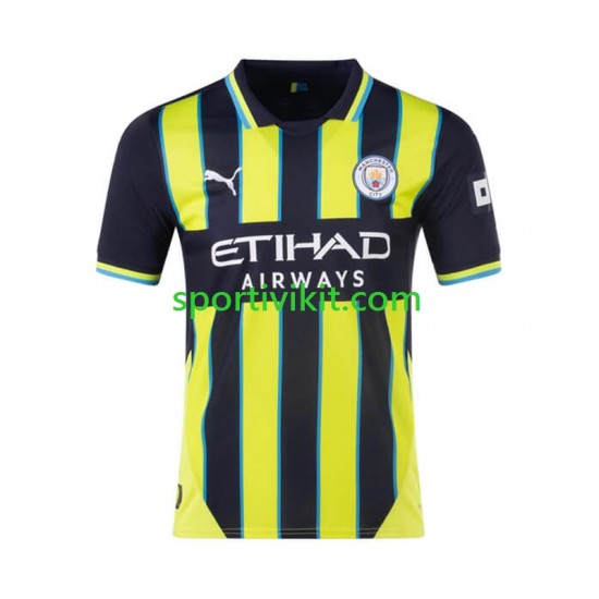 Manchester City Uomo Maglia Seconda 2024-2025 Manica Corta Manchester City Uomo Maglia Seconda 2024-2025 Manica Corta