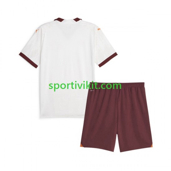 Completo da calcio Bambini Manchester City Maglia Seconda 2023-2024 Manica Corta