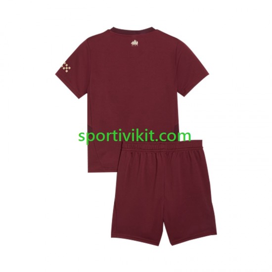 Completo da calcio Bambini Manchester City Maglia Terza 2024-2025 Manica Corta