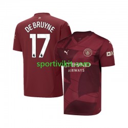 Manchester City DE BRUYNE 17 Uomo Maglia Terza 2024-2025 Manica Corta