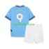 Completo da calcio Bambini Manchester City Erling Haaland 9 Blu Maglia Prima 2024-2025 Manica Corta
