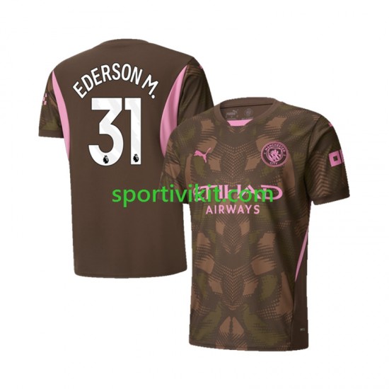 Manchester City Portiere Ederson Moraes 31 Uomo Maglia Prima 2024-2025 Manica Corta Manchester City Portiere Ederson Moraes 31 Uomo Maglia Prima 2024-2025 Manica Corta