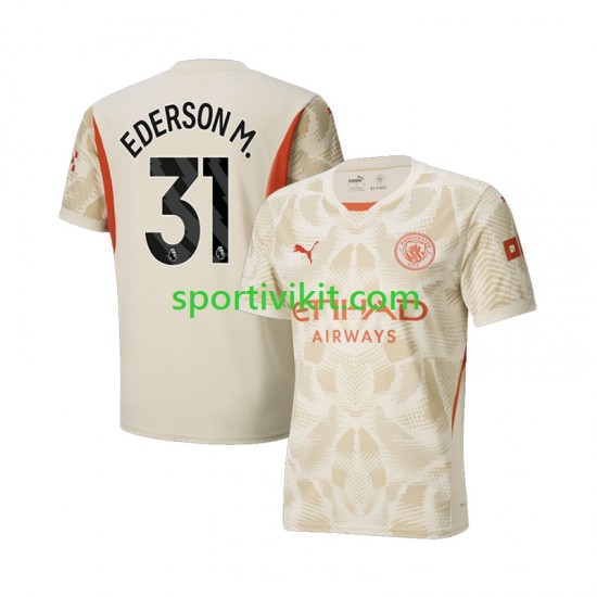 Manchester City Portiere Ederson Moraes 31 Uomo Maglia Terza 2024-2025 Manica Corta Manchester City Portiere Ederson Moraes 31 Uomo Maglia Terza 2024-2025 Manica Corta