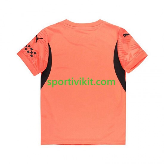Manchester City Portiere Arancia Uomo Maglia Seconda 2024-2025 Manica Corta