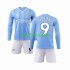 Completo da calcio Bambini Manchester City Haaland 9 Maglia Prima 2023-2024 Manica Lunga