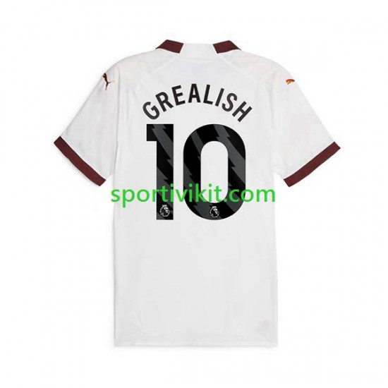 Manchester City Jack Grealish 10 Uomo Maglia Seconda 2023-2024 Manica Corta Manchester City Jack Grealish 10 Uomo Maglia Seconda 2023-2024 Manica Corta