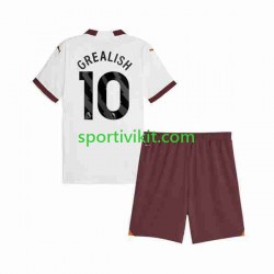 Completo da calcio Bambini Manchester City Jack Grealish 10 Maglia Seconda 2023-2024 Manica Corta