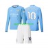 Completo da calcio Bambini Manchester City Jack Grealish 10 Maglia Prima 2024-2025 Manica Lunga
