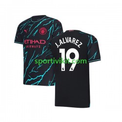 Manchester City Julian Alvarez 19 Uomo Maglia Terza 2023-2024 Manica Corta
