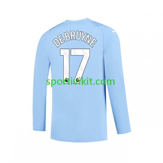 Manchester City Kevin De Bruyne 17 Uomo Maglia Prima 2023-2024 Manica Lunga Manchester City Kevin De Bruyne 17 Uomo Maglia Prima 2023-2024 Manica Lunga