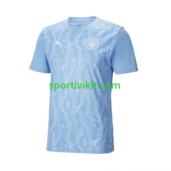 Manchester City Pre-Match Uomo Maglia Prima 2024-2025 Manica Corta