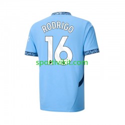 Manchester City RODRIGO 16 Uomo Maglia Prima 2024-2025 Manica Corta