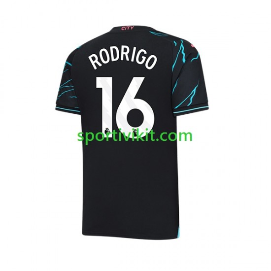 Manchester City Rodri Hernandez 16 Uomo Maglia Terza 2023-2024 Manica Corta