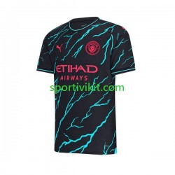 Manchester City Uomo Maglia Terza 2023-2024 Manica Corta