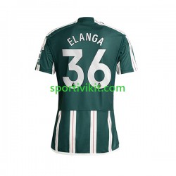 Manchester United Anthony Elanga 36 Uomo Maglia Seconda 2023-2024 Manica Corta
