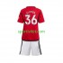 Completo da calcio Bambini Manchester United Anthony Elanga 36 Maglia Prima 2023-2024 Manica Corta