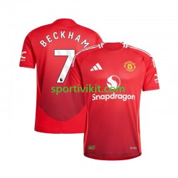 Manchester United Beckham 7 Uomo Maglia Prima 2024-2025 Manica Corta