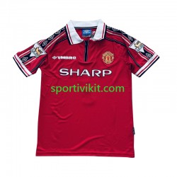 Manchester United Beckham 7 Retro 1998-1999 Uomo Maglia Prima Manica Corta