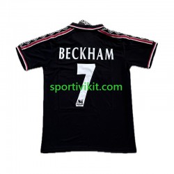 Manchester United Beckham 7 Retro 1998-1999 Uomo Maglia Terza Manica Corta