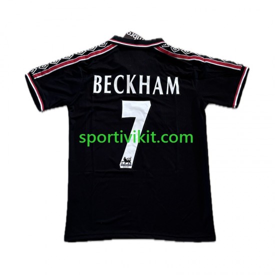Manchester United Beckham 7 Retro 1998-1999 Uomo Maglia Terza Manica Corta Manchester United Beckham 7 Retro 1998-1999 Uomo Maglia Terza Manica Corta