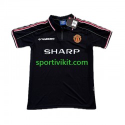 Manchester United Beckham 7 Retro 1998-1999 Uomo Maglia Terza Manica Corta