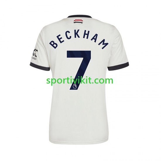 Manchester United Beckham 7 Uomo Maglia Terza 2024-2025 Manica Corta
