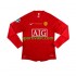 Manchester United Champion League Retro 2007 Uomo Maglia Prima Manica Lunga