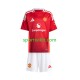 Completo da calcio Bambini Manchester United Rosso Maglia Prima 2024-2025 Manica Corta Completo da calcio Bambini Manchester United Rosso Maglia Prima 2024-2025 Manica Corta