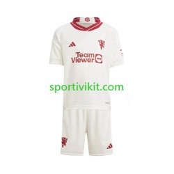 Completo da calcio Bambini Manchester United Maglia Terza 2023-2024 Manica Corta