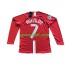 Manchester United Cristiano Ronaldo 7 Champion League Retro 2007 Uomo Maglia Prima Manica Lunga