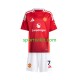 Completo da calcio Bambini Manchester United Cristiano Ronaldo 7 Maglia Prima 2024-2025 Manica Corta