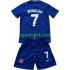 Completo da calcio Bambini Manchester United Cristiano Ronaldo 7 Retro 2008-2009 Maglia Terza Manica Corta